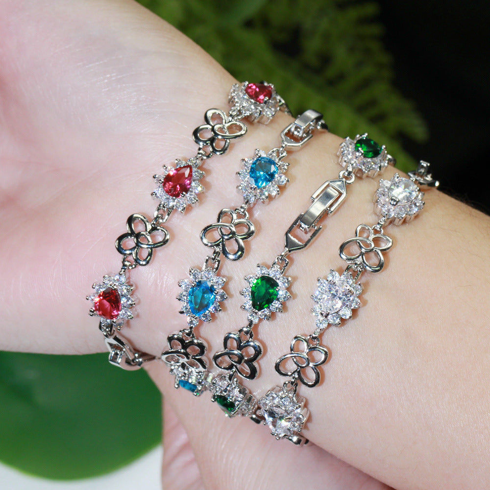 Vergoldetes Zirkon Armband