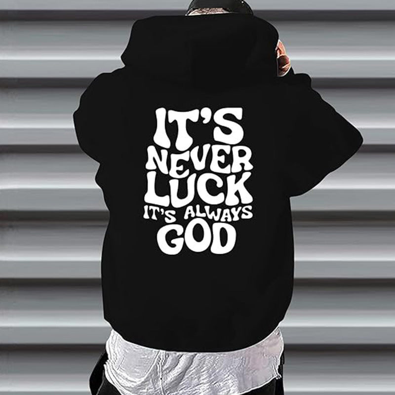 Bedruckter Hoodie für Herren