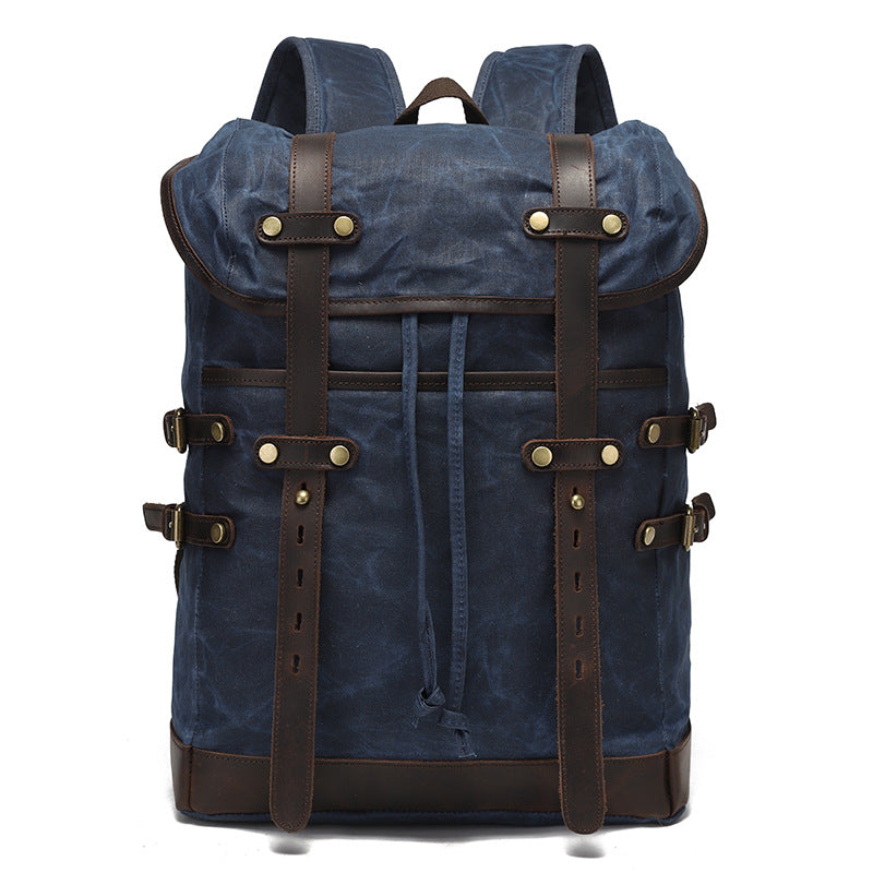 Leisure Travel Bag aus Canvas mit Kuhleder – Bild 9 | LuxeStyle