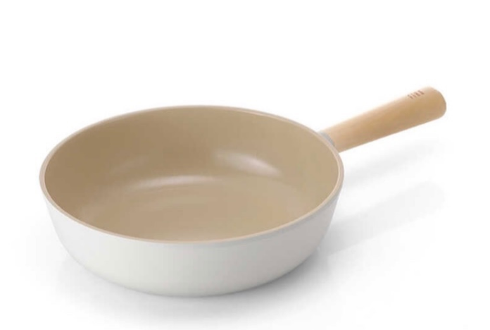 Koreanische Antihaft-Bratpfanne Keramik Weiss – Bild 2 | LuxeStyle