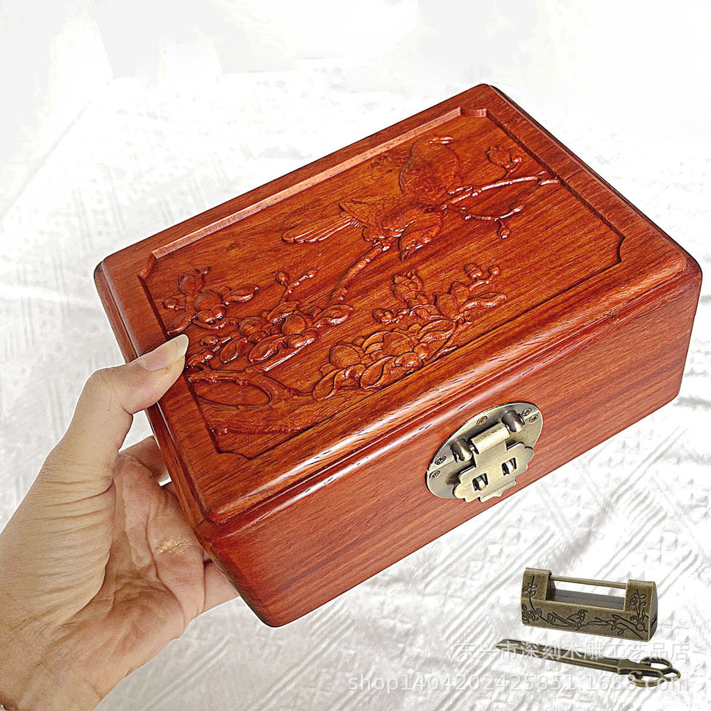 Edle Schmuckbox aus Palisanderholz mit Elster-Motiv – Bild 6 | LuxeStyle
