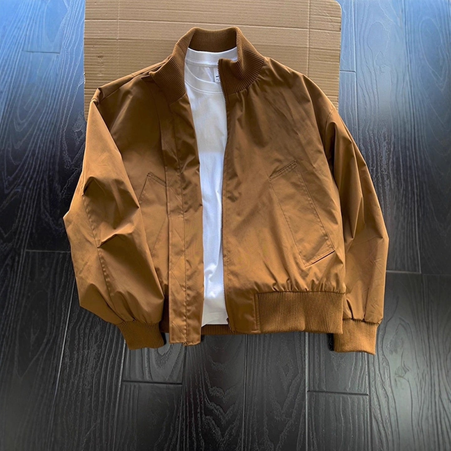 Herren Bomberjacke mit Kapuze