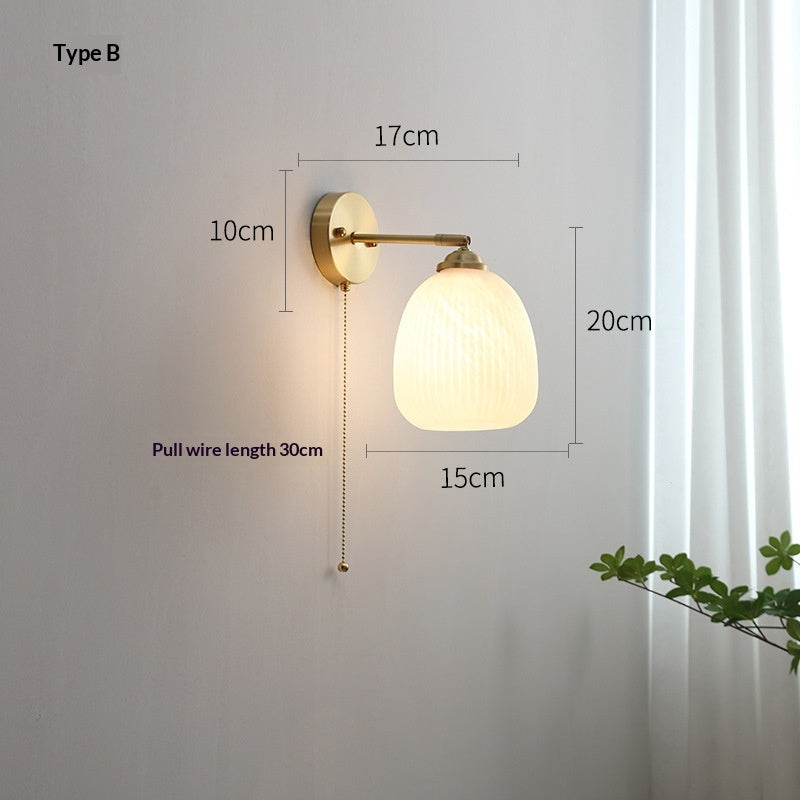 Nordische Kupferwandlampe – japanischer Stil – Bild 3 | LuxeStyle