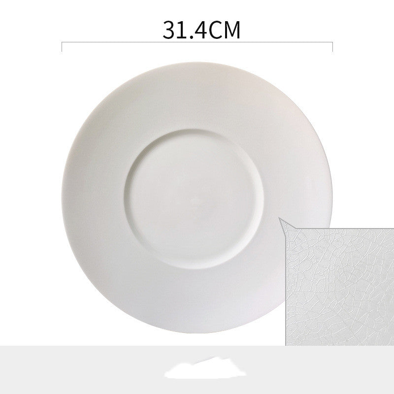 Porzellanplatte 31 cm rund – Stripes & Wellen – Bild 5 | LuxeStyle