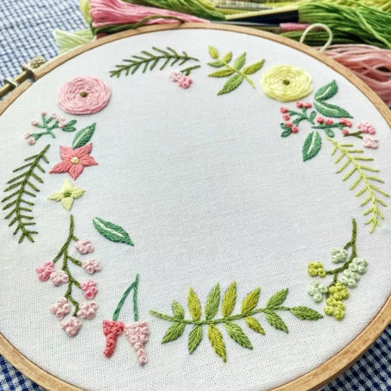 Stickset «Blumenwiese» für Einsteiger