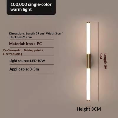 Nordic Minimalist Nachttischlampe 59 cm – Bild 2 | LuxeStyle