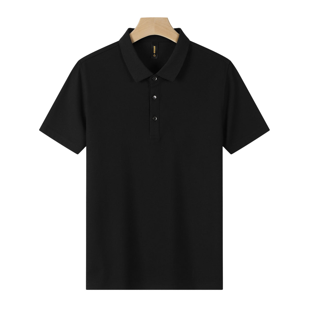 Kurzarm-Polohemd aus Baumwollmischung – Bild 3 | LuxeStyle