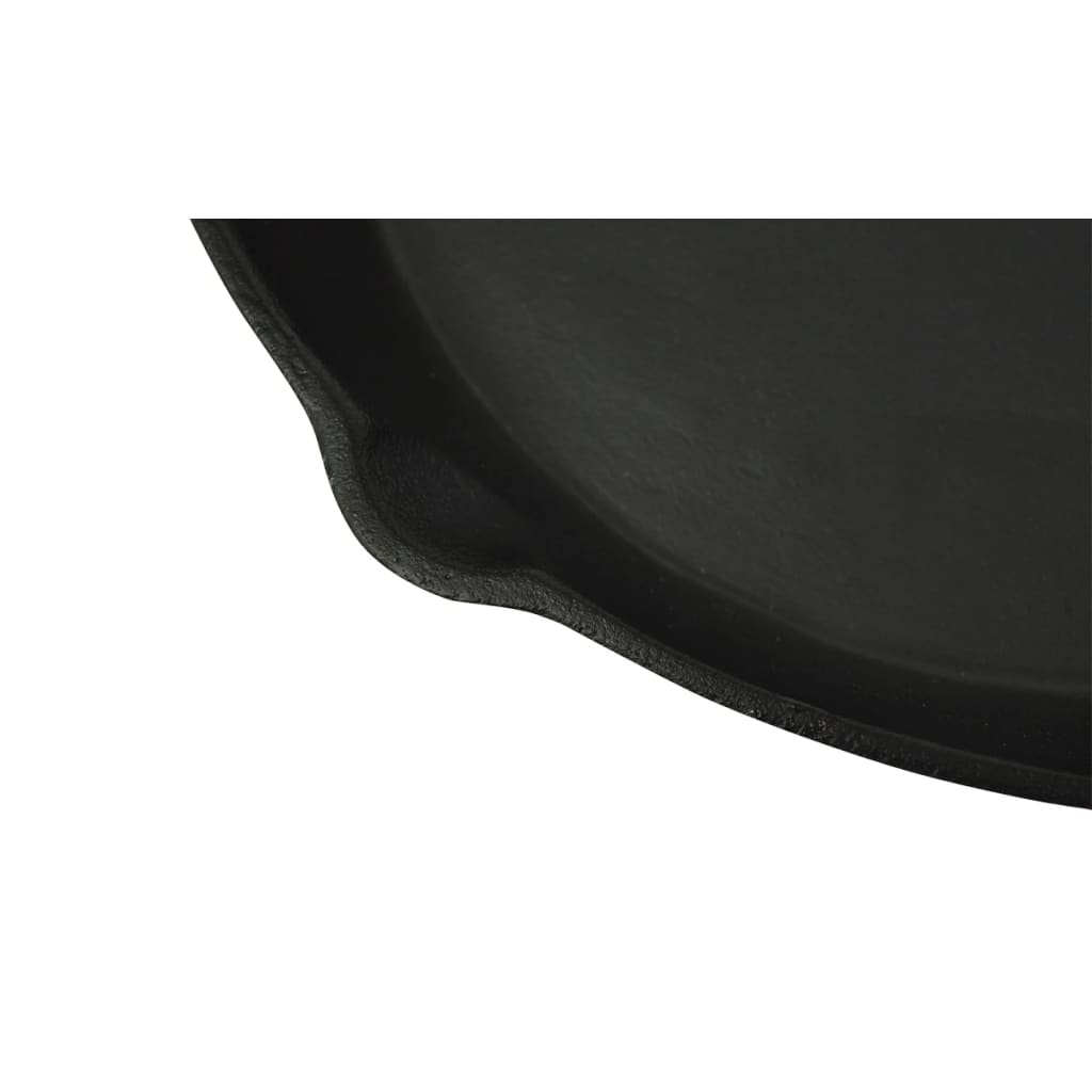 Gusseisen Grillpfanne, rund, 30 cm
