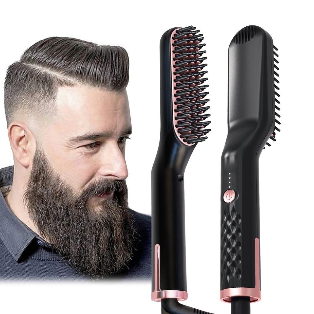 Multifunktions-Haarglättungskamm für Männer – Bild 2 | LuxeStyle