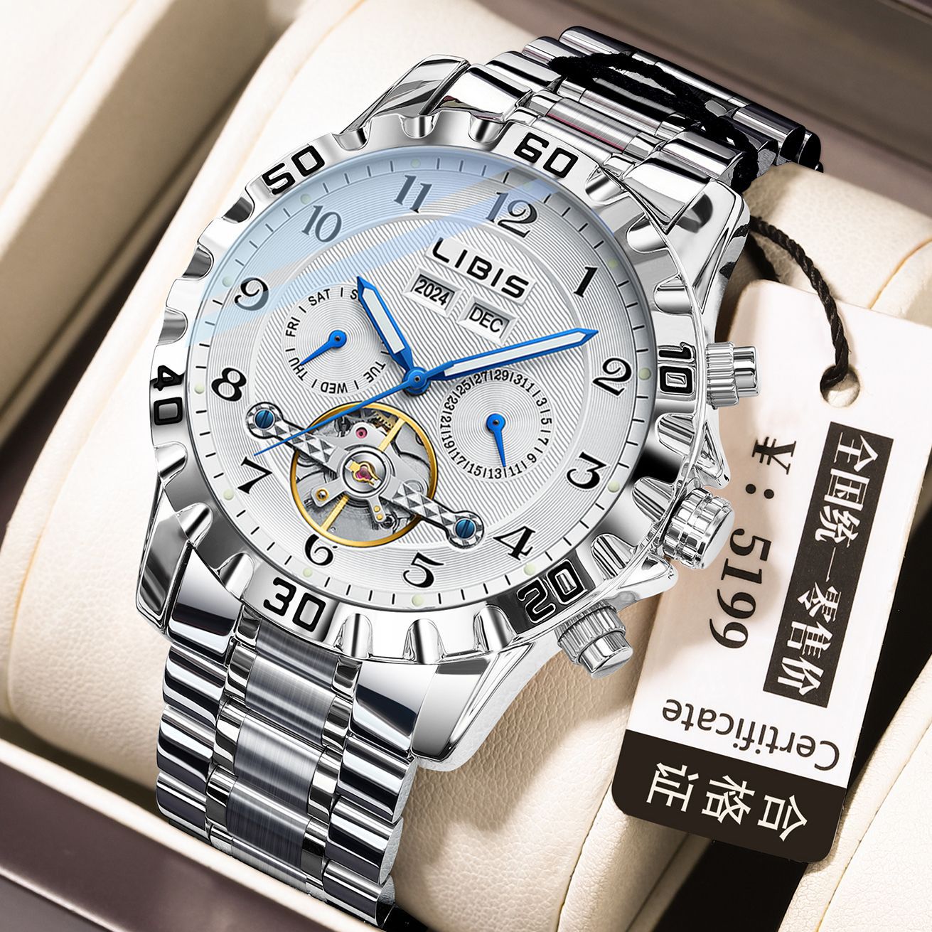 Herren-Automatik-Uhr