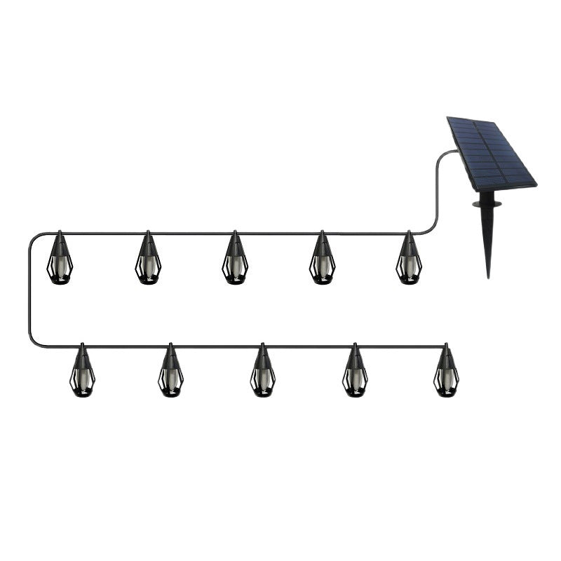 Wasserdichte Solar-Lichterkette mit Automatik