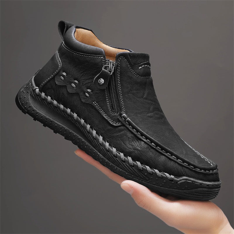 Herren Retro Work Boots – Handgenäht