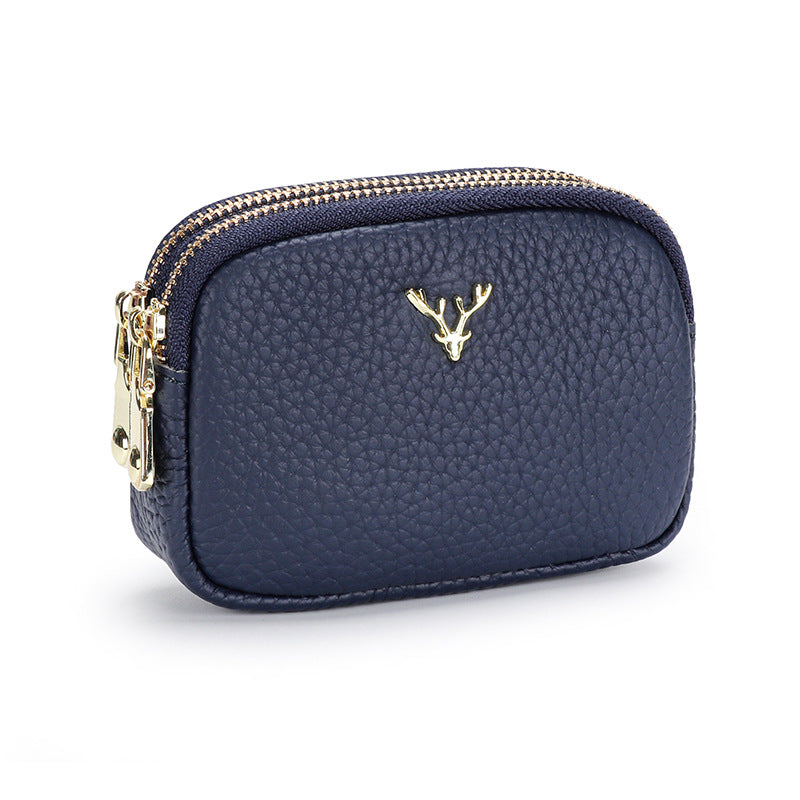 Mini-Portemonnaie aus echtem Leder | LuxeStyle
