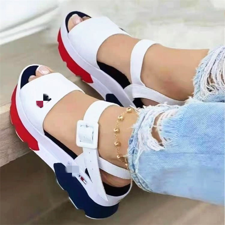 Damen Sport-Sandalen mit Farbblock-Design – Bild 3 | LuxeStyle