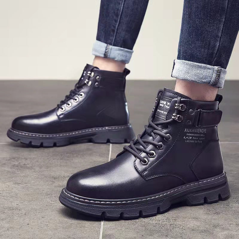 Herren Mid-High Top Korean Style Boots