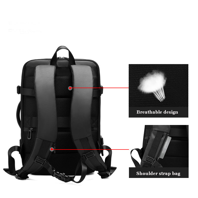 Computerrucksack mit USB-Ladefunktion – Bild 10 | LuxeStyle