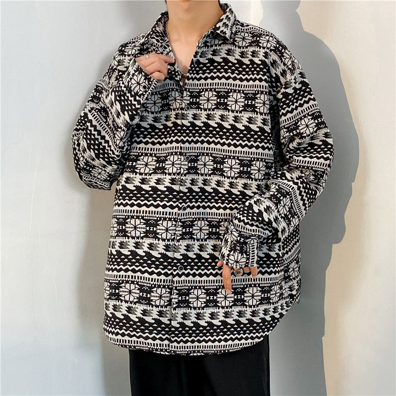 Retro Langarmhemd im Ethno-Stil – Bild 18 | LuxeStyle
