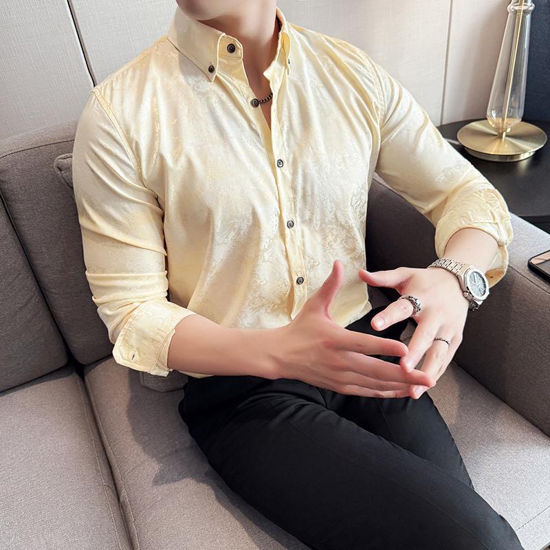 Herren Langarmshirt mit Farbverlauf – Bild 2 | LuxeStyle