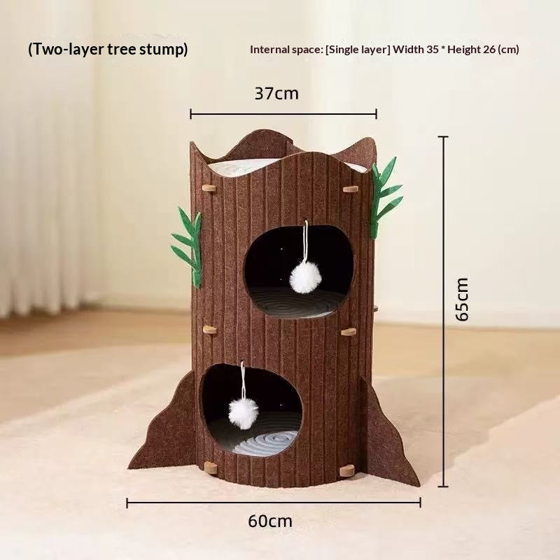 Katzenbaum mit Liegeflächen und Höhle