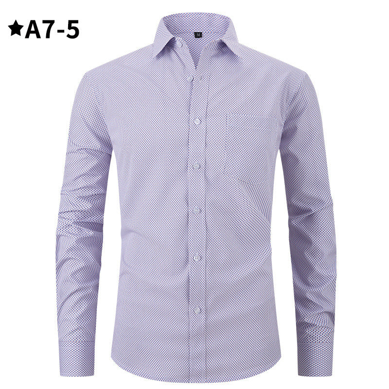 Herren Business Hemd Langarm Kariert | LuxeStyle