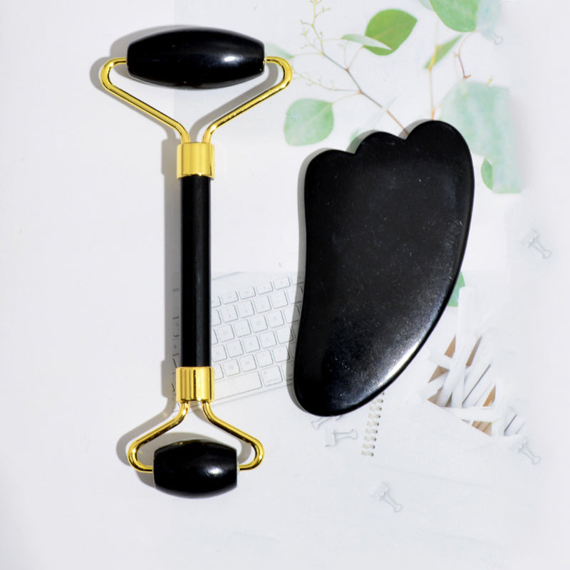 Gesichtsmassage-Roller aus Bianstein