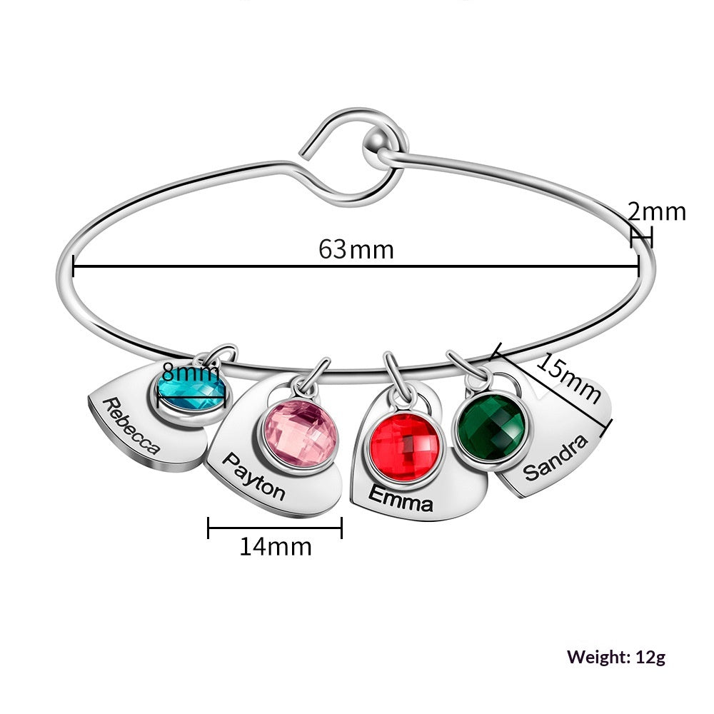 Personalisiertes Armband aus Edelstahl