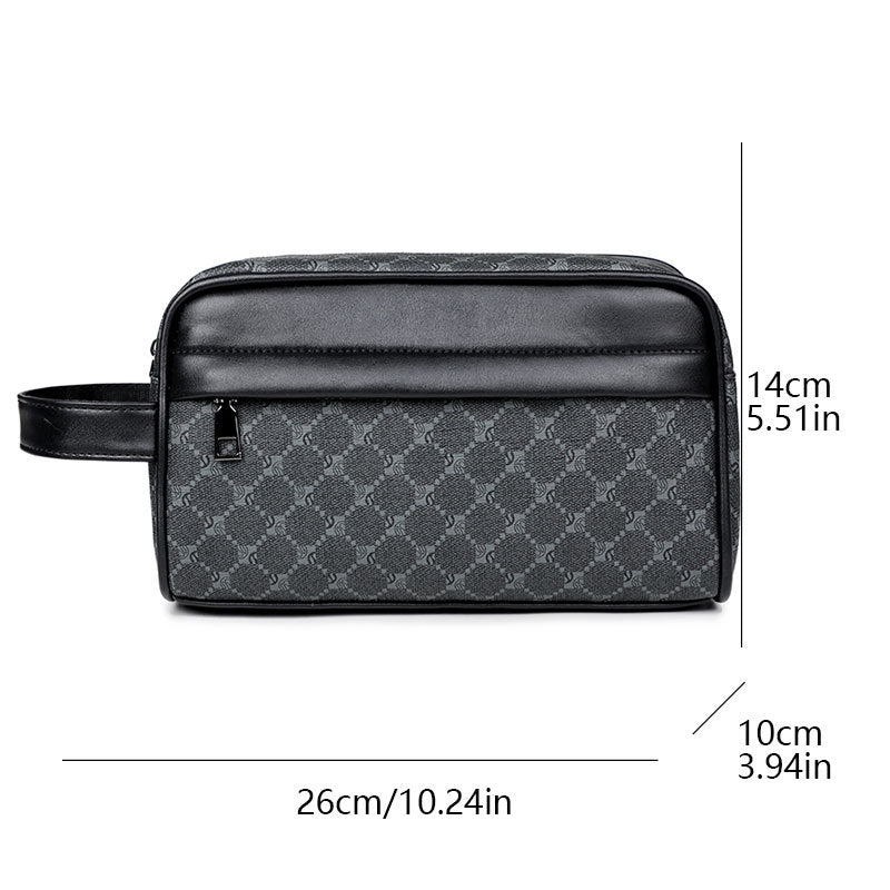 Herren Clutch Vintage Druck Tasche