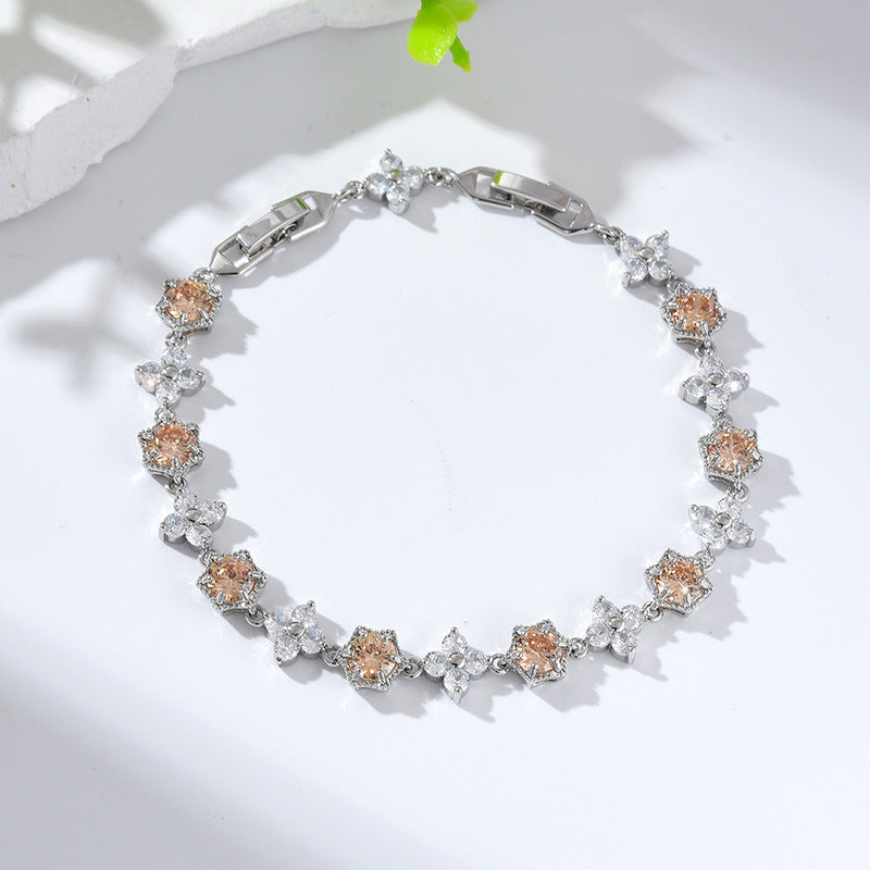 Geometrisches Schneeflocken-Armband – Bild 6 | LuxeStyle