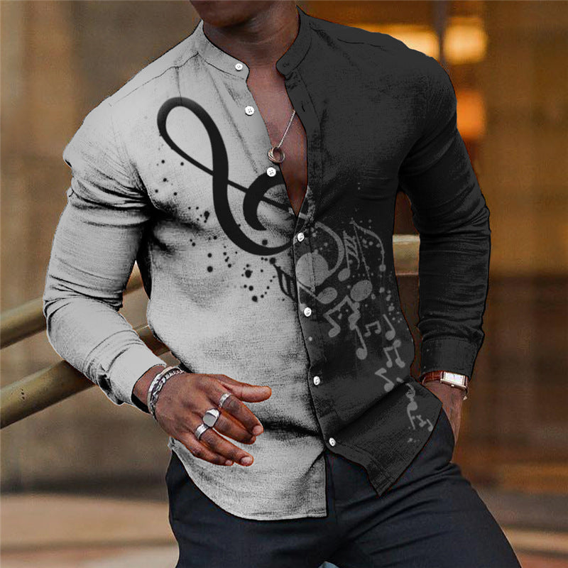 Herren Langarmshirt mit Print