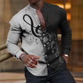 Herren Langarmshirt mit Print