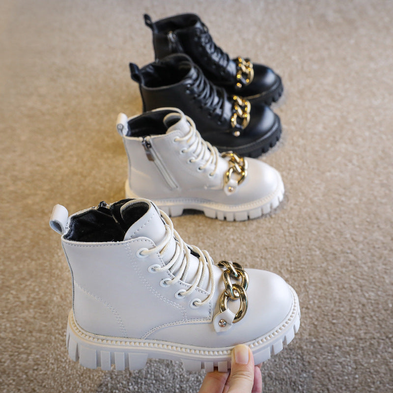 Kinder Martin Boots mit Kette – Bild 4 | LuxeStyle