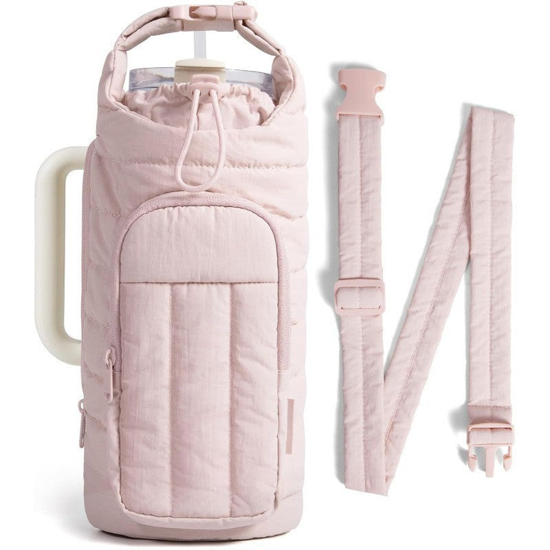 Isolierte Crossbody-Hülle für Trinkflaschen
