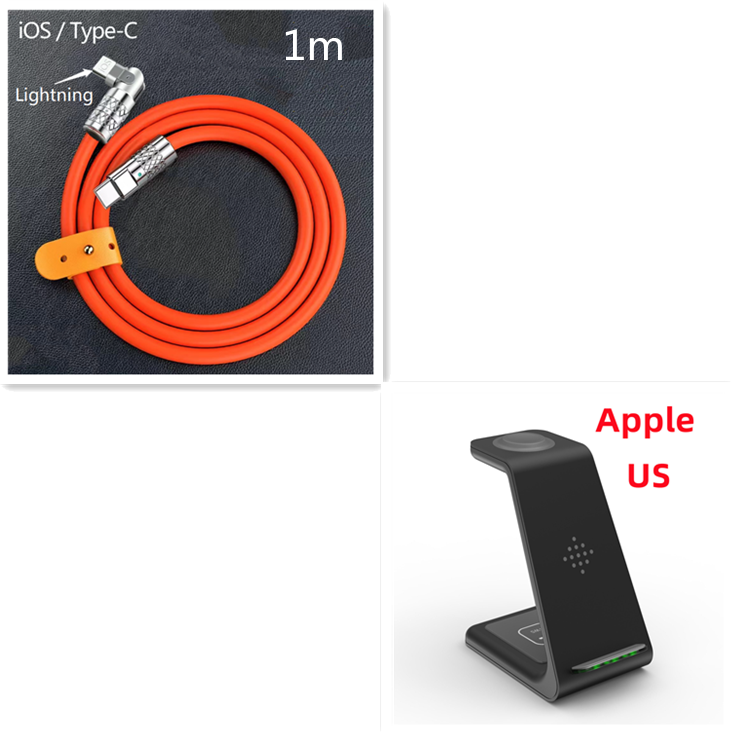 3-in-1 Wireless Ladestation für mehrere Geräte