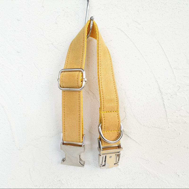 Gelbes Polyester-Halsband für Hunde | LuxeStyle
