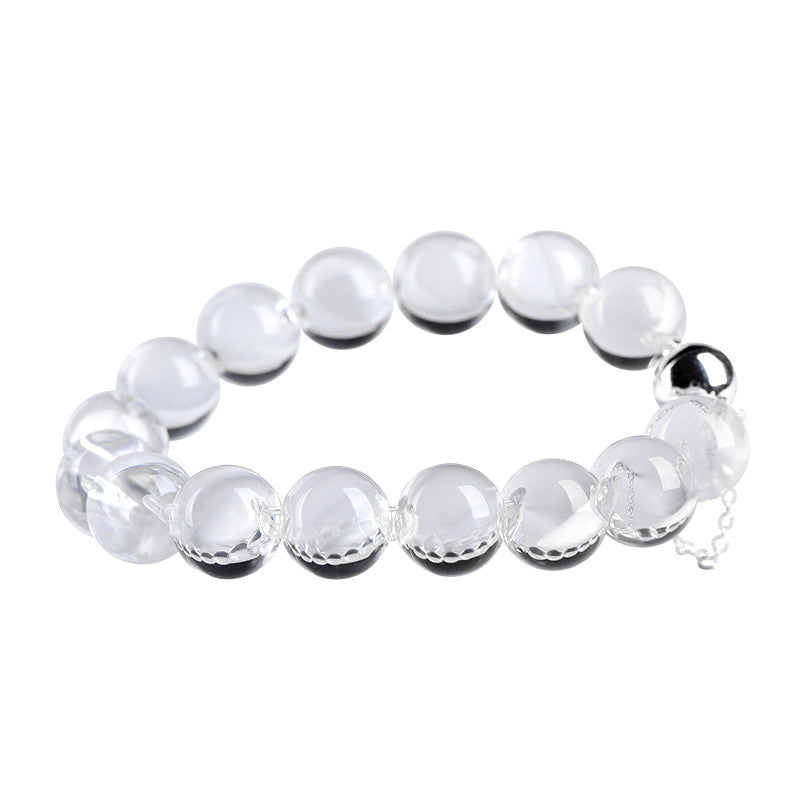 Armband aus geschliffenem Bergkristall