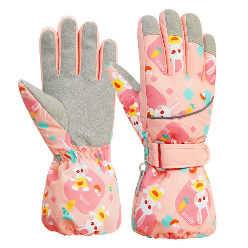 Warme, wasserdichte Kinder-Winterhandschuhe