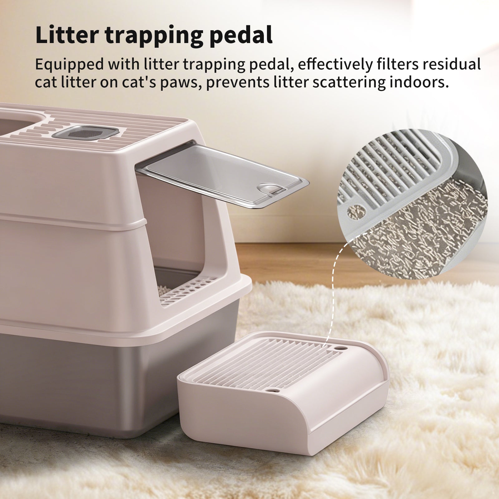 Katzentoilette mit Doppeleingang