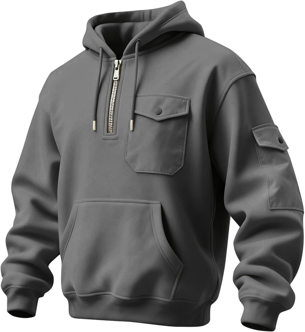Herren Hooded Longsleeve Jacke – Bild 3 | LuxeStyle