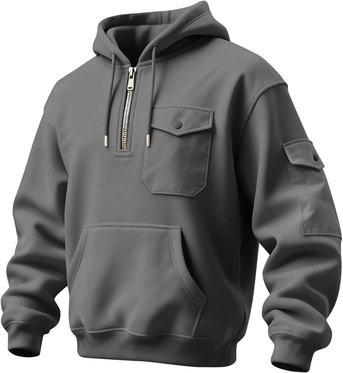 Herren Hooded Longsleeve Jacke – Bild 3 | LuxeStyle