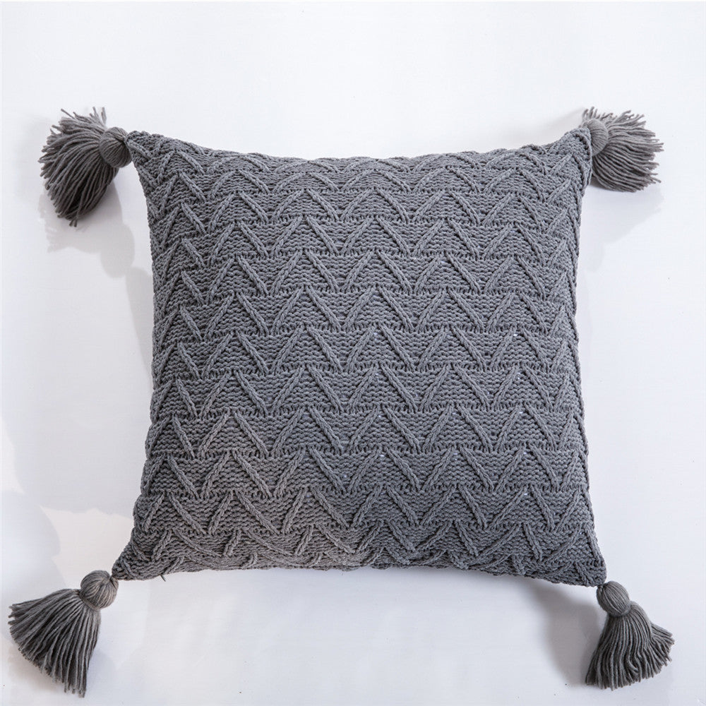 Chenille Kissenbezug, gesteppt – Bild 7 | LuxeStyle