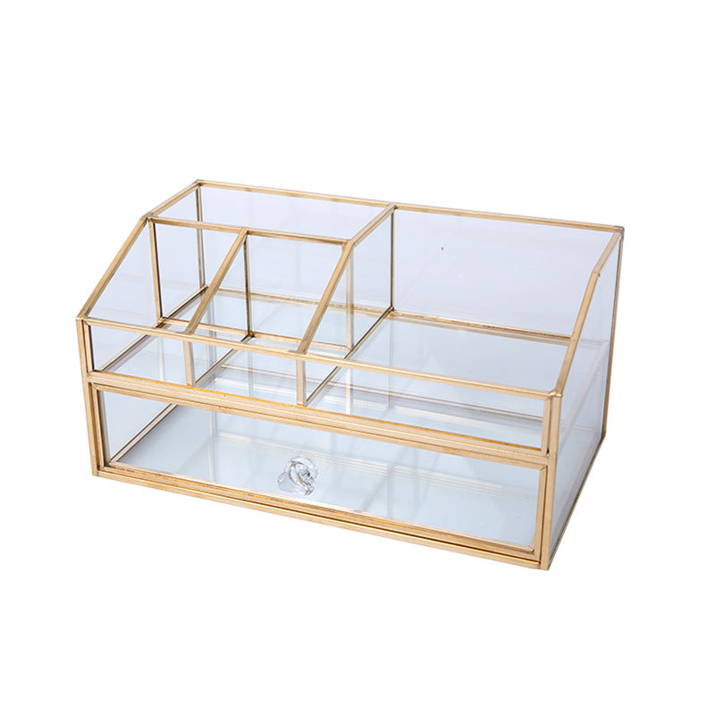 Nordische Glas-Aufbewahrungsbox für Kosmetik | LuxeStyle