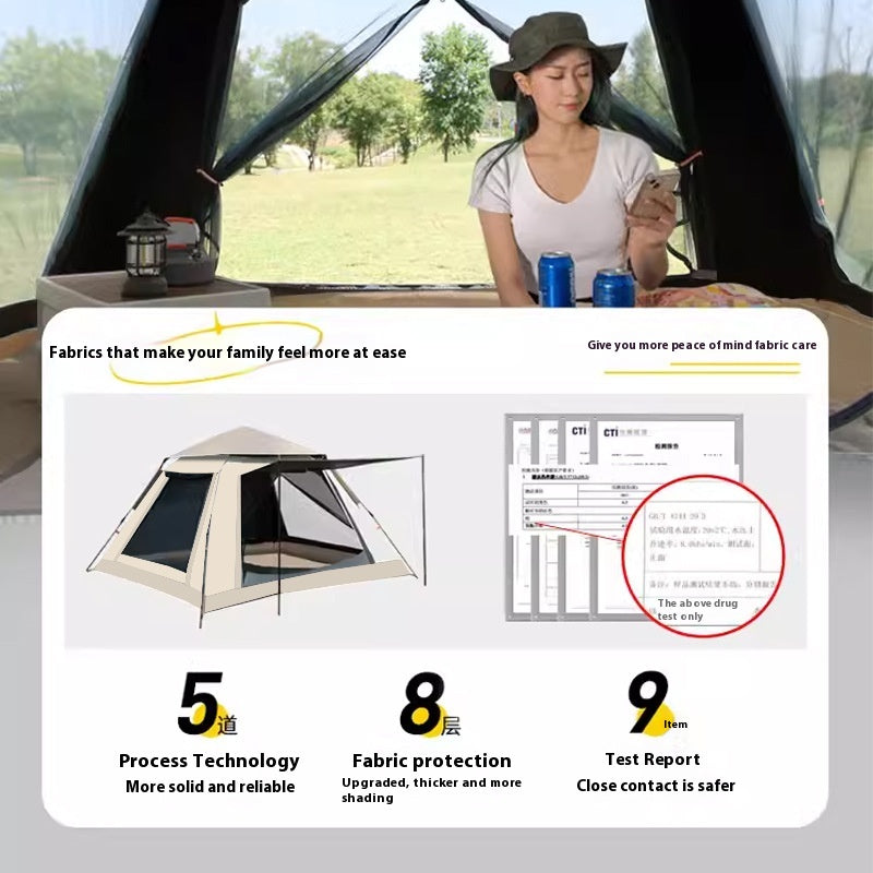 Automatisches Zelt für 3–5 Personen | LuxeStyle