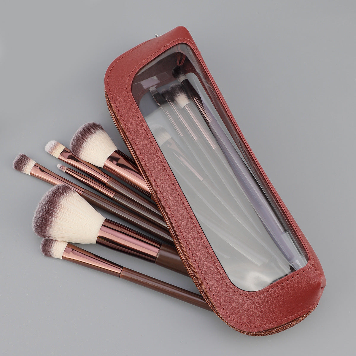Makeup-Pinselset aus synthetischen Fasern – 11 Stück – Bild 2 | LuxeStyle