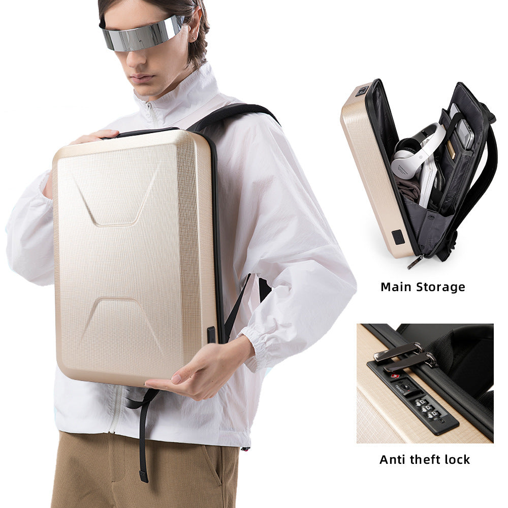 PC Hard Shell Business Rucksack – Bild 6 | LuxeStyle