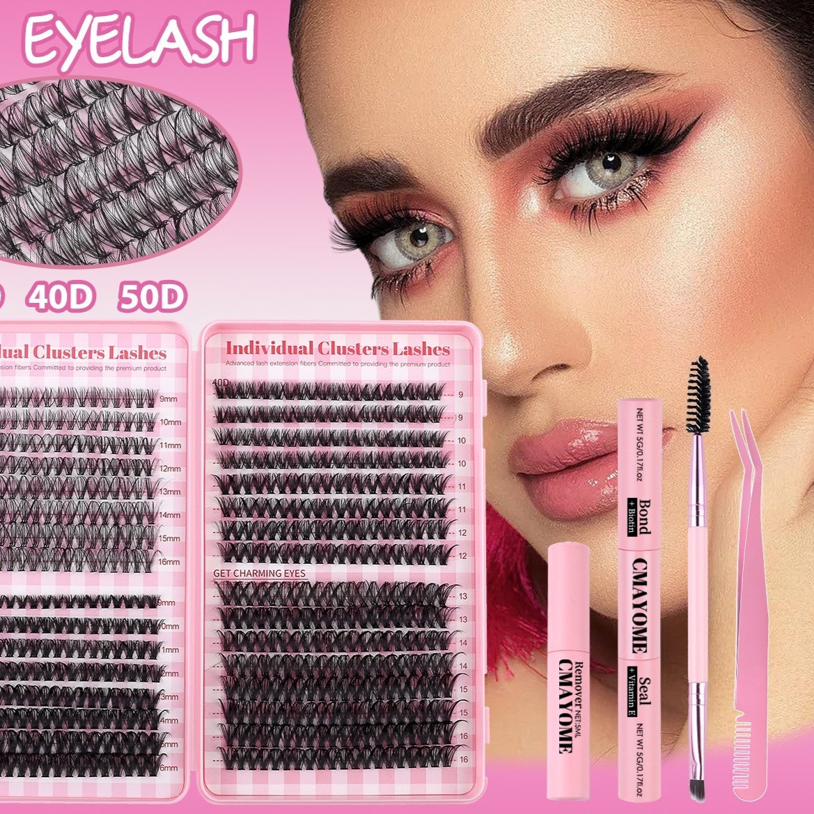 Natürliche DIY-Wimpern, dicht, täglicher Gebrauch