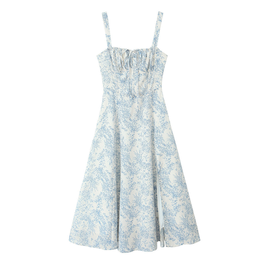Französisches Vintage-Kleid mit eckigem Ausschnitt – Bild 6 | LuxeStyle