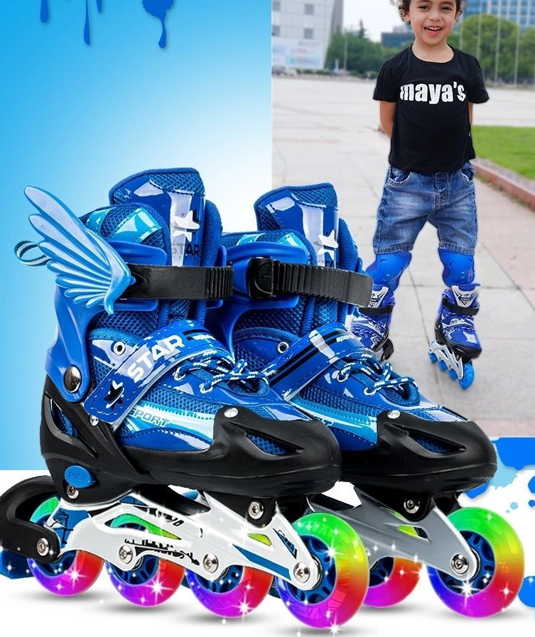 Kinder-Inline-Skates mit Flash-Funktion – Bild 4 | LuxeStyle