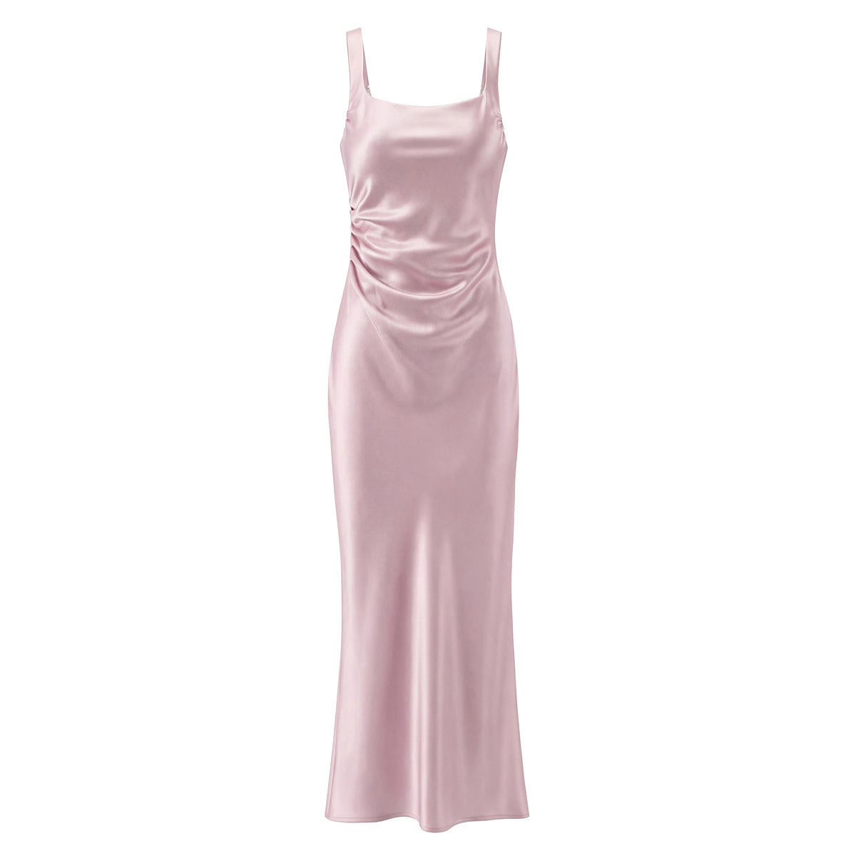 Elegantes langes Kleid mit Spaghettiträgern – Bild 10 | LuxeStyle