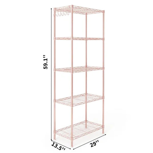 5-stöckiges, verstellbares Metallregal – Bild 1 | LuxeStyle