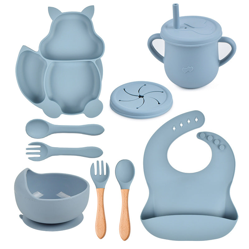 Eichhörnchen Baby Esslern-Set aus Silikon – Bild 8 | LuxeStyle